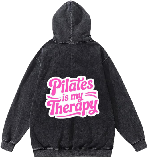 workout gym pilates Oversize Hoodie Washed Back 4