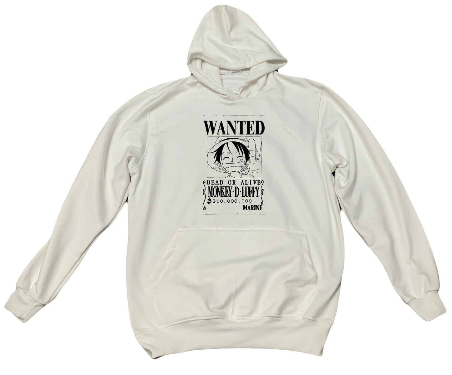 one piece One Size hoodie White 4
