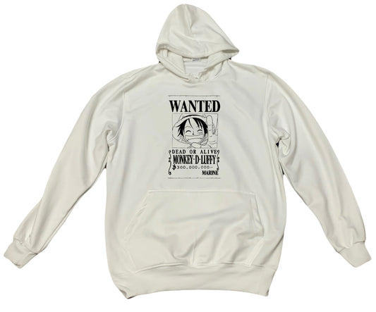 one piece One Size hoodie White 4