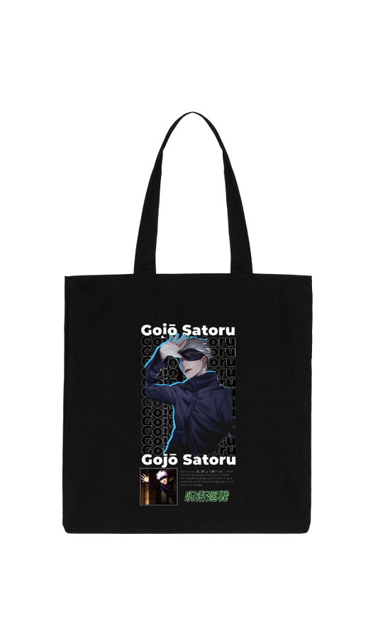 jujutsu kaisen GOJO  tote bag Black 4
