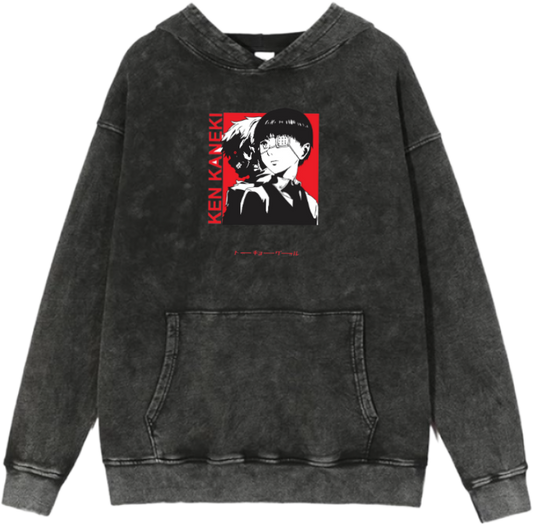 Tokyo ghoul One Size hoodie Washed 4