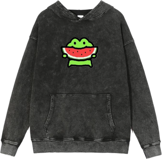 Frog Oversize Hoodie Washed 4