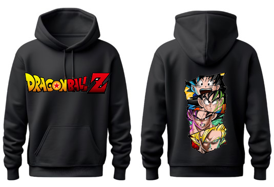 Dragon Ball One Size hoodie Black Back 4