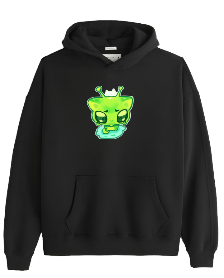 aliens Oversize Hoodie Black 4