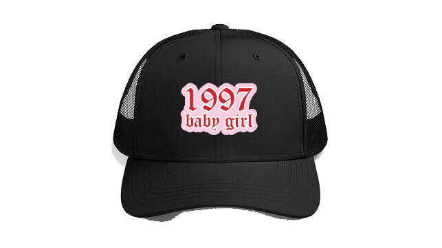 Baseball cap Black 1997 baby girl 55