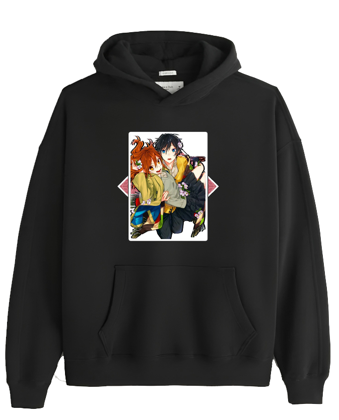 Horimiya One Size hoodie Black 4