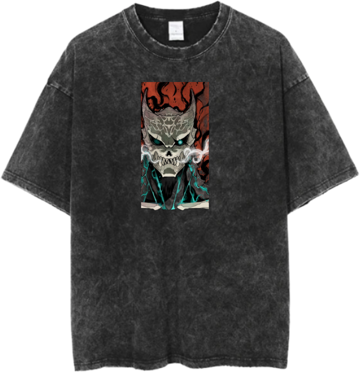 Kaiju No. 8 t- shirt Over Size Washed 4