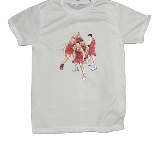 Slam Dunk t- shirt fat White 4