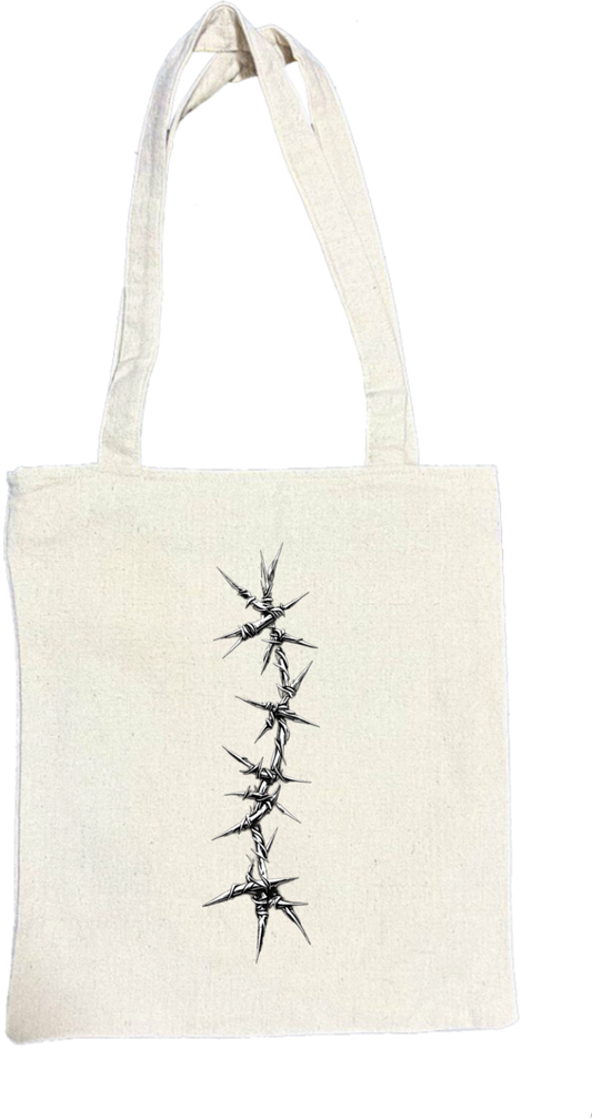 Goth tote bag Beige 4