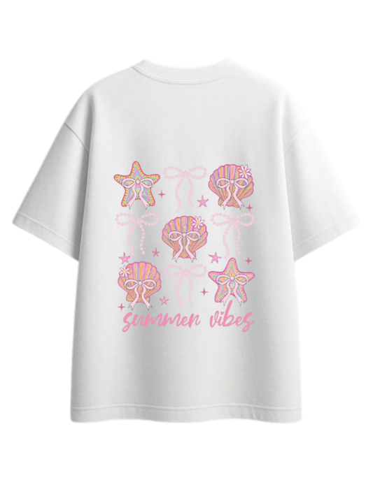 Summer Vibes t- shirt White Back 4