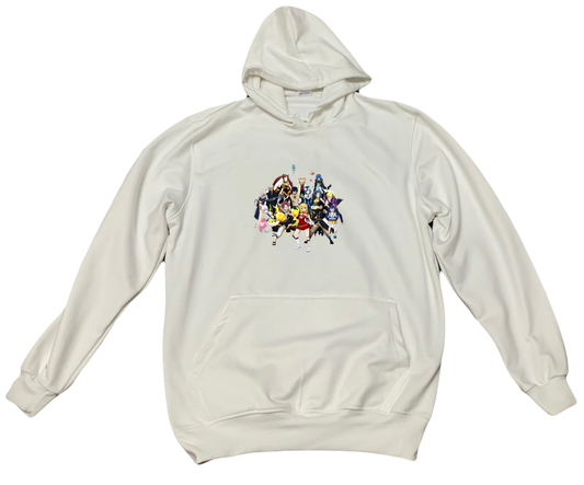 fairy tail One Size hoodie White 4