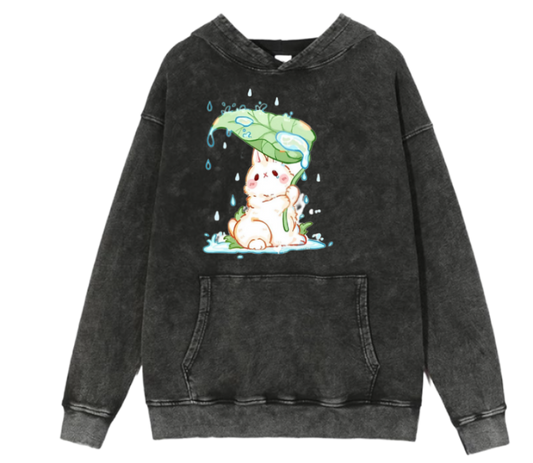 bunny Oversize Hoodie Washed 4