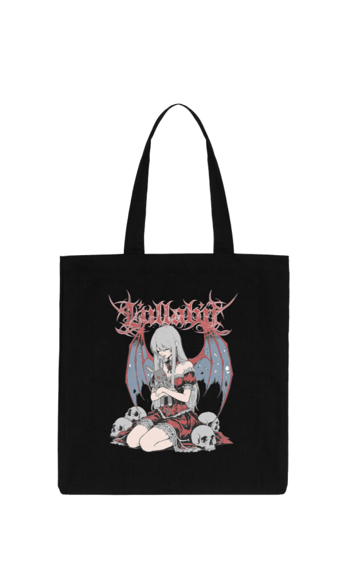 Goth tote bag Black 4