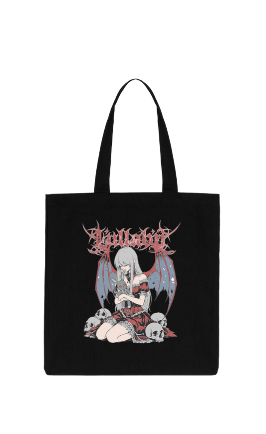 Goth tote bag Black 4