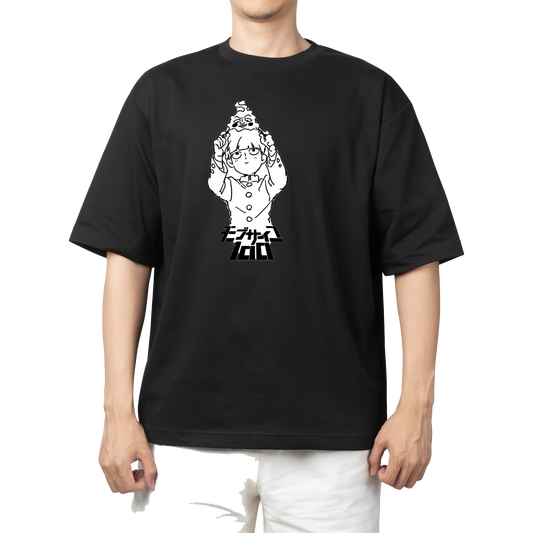 Mob Psycho 100 t- shirt One Size Black 4