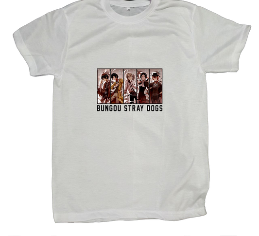 Bungo Stray Dogs t- shirt fat White 4