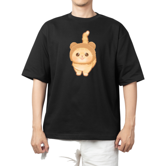 cat One Size t- shirt Black 4