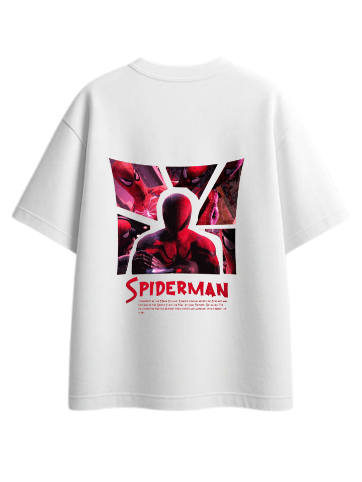 Spiderman t- shirt One Size White Back 4