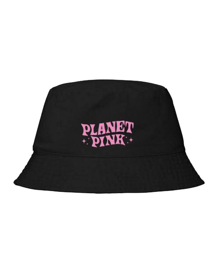 Bucket hat Fishman hat cap Black PLANET PINK 4