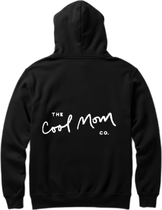 Mom dad parents Oversize Hoodie Black Back 4