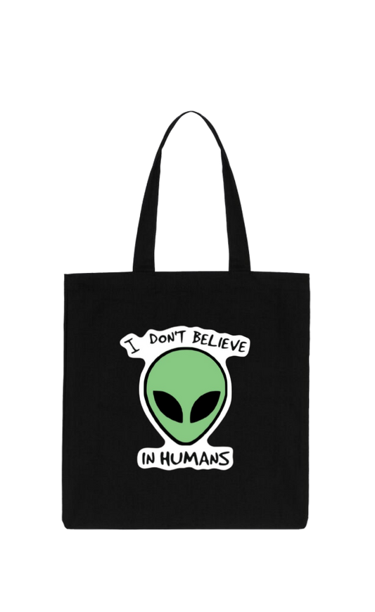 aliens tote bag Black 4