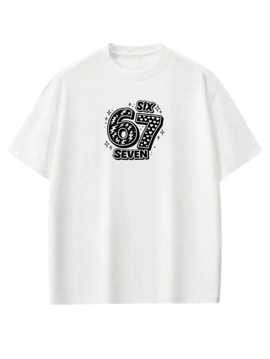 67 designs One Size t- shirt White 4