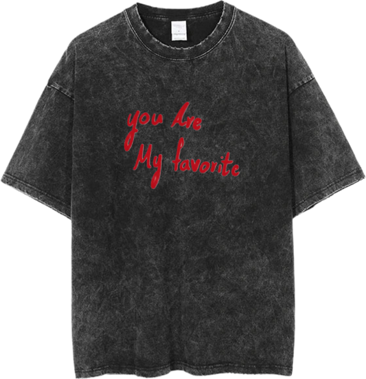 VaIentine coupIe One Size t- shirt Washed 4