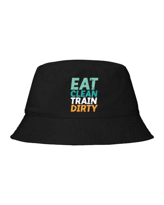 workout gym pilates Bucket hat Fishman hat cap Black 4