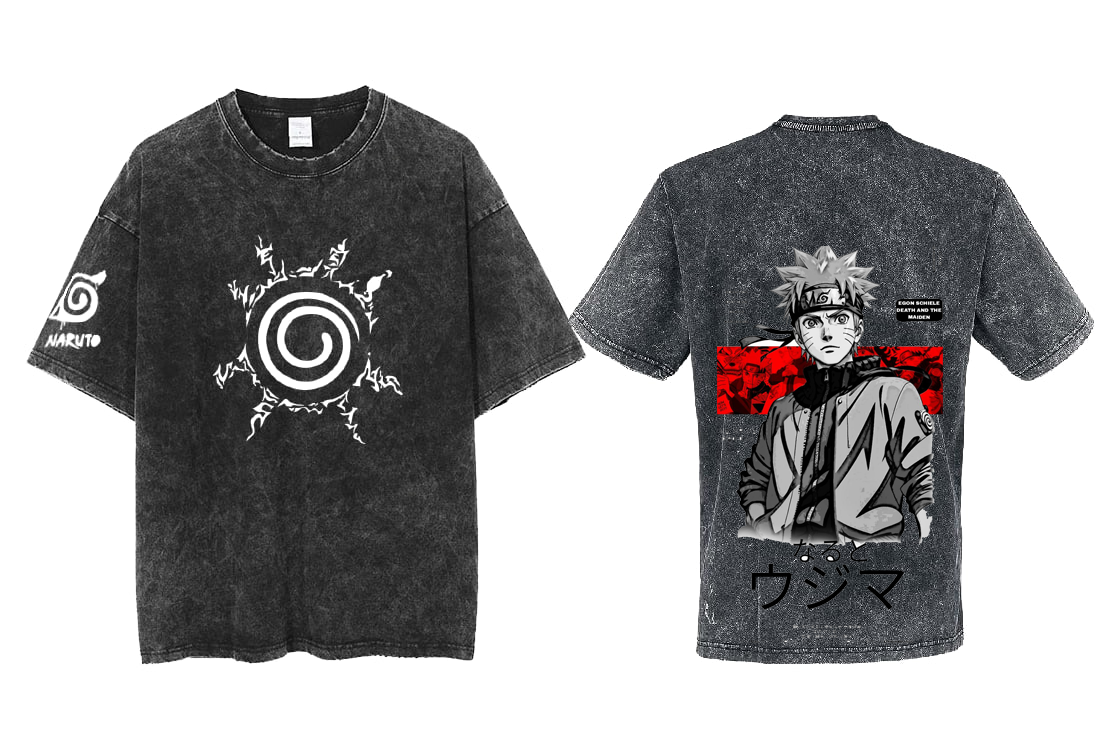 Naruto Shippuden t- shirt One Size Washed Back 4