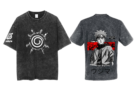 Naruto Shippuden t- shirt One Size Washed Back 4