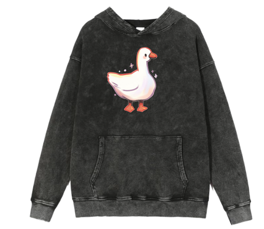 duck Oversize Hoodie Washed 4