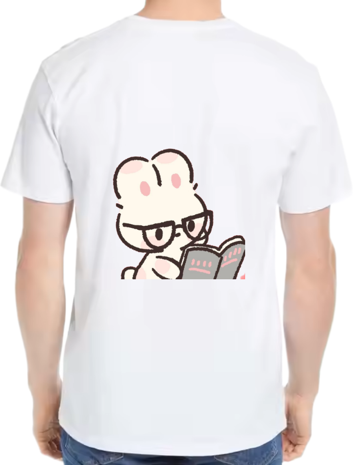 MYADA t- shirt One Size White back 4