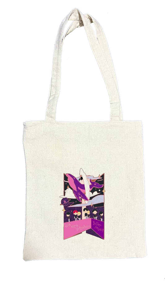 BTS tote bag beige 4