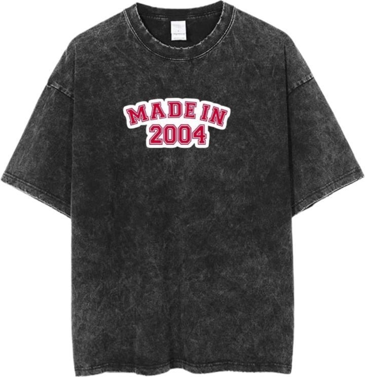 age t- shirt Washed 2004