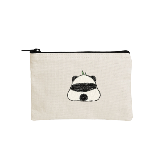 PANDA wallet pencil case Beige 4