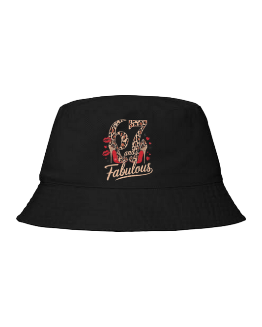 67 designs Bucket hat Fishman hat cap Black 4