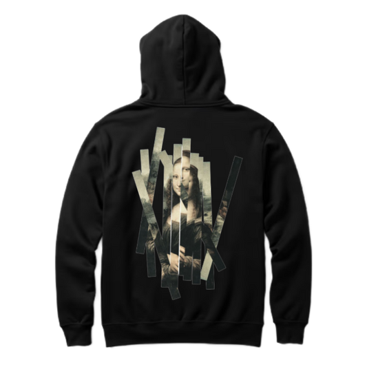 موناليزا One Size hoodie Black Back 4