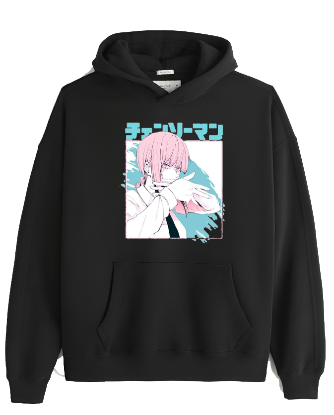 Chainsaw Man One Size hoodie Black 4