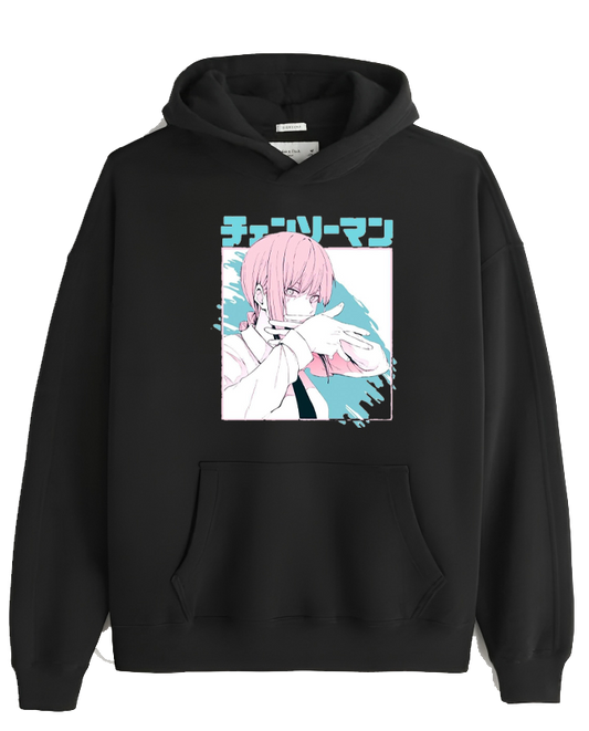 Chainsaw Man One Size hoodie Black 4