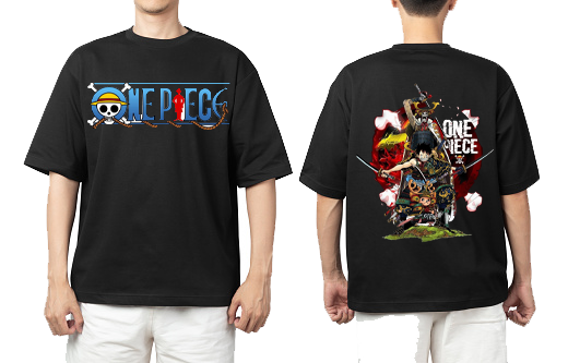 one piece t- shirt One Size Black Back 4