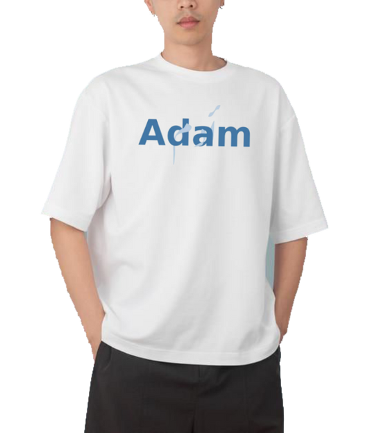 names t- shirt One Size White Adam 4