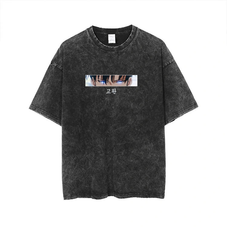 Solo Leveling t- shirt One Size Washed 4