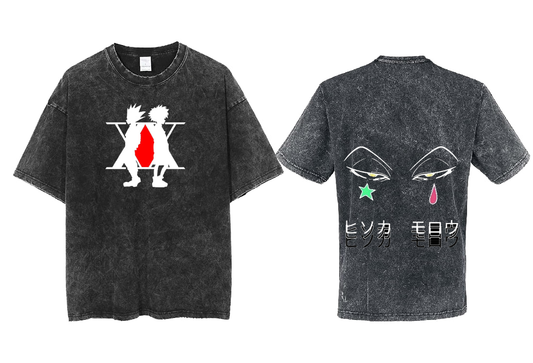 Hunter × Hunter t- shirt One Size Washed Back 4