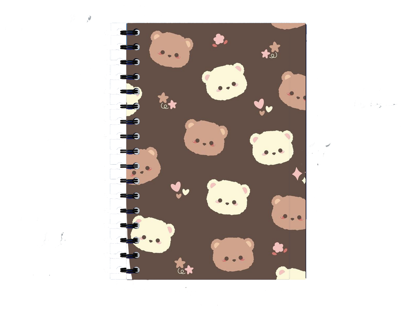 Cute Kawaii Bear Pattern Notebook A5 4