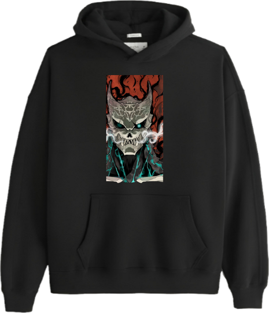 Kaiju No. 8 Over Size hoodie Black 4