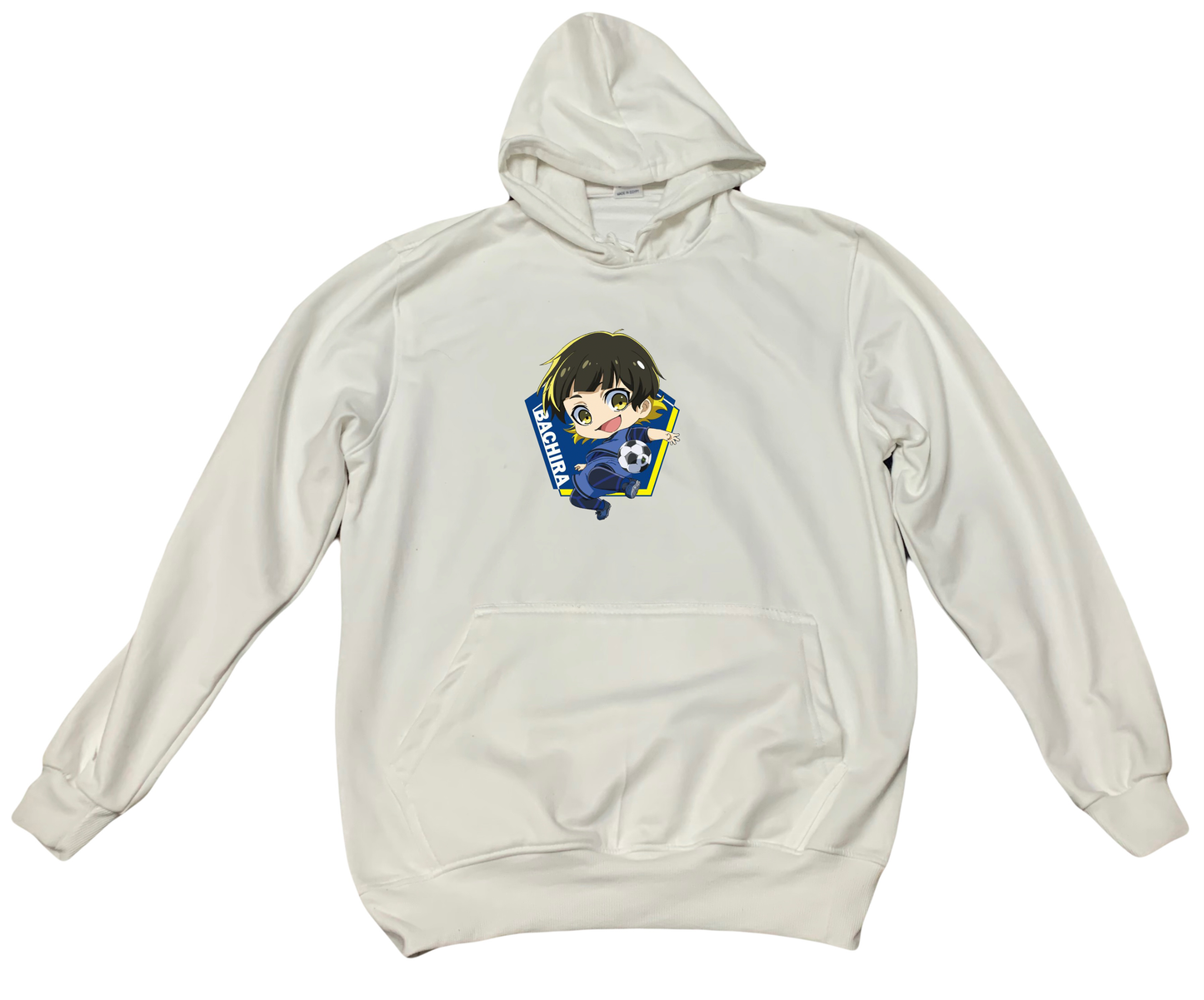 blue lock One Size hoodie White 4