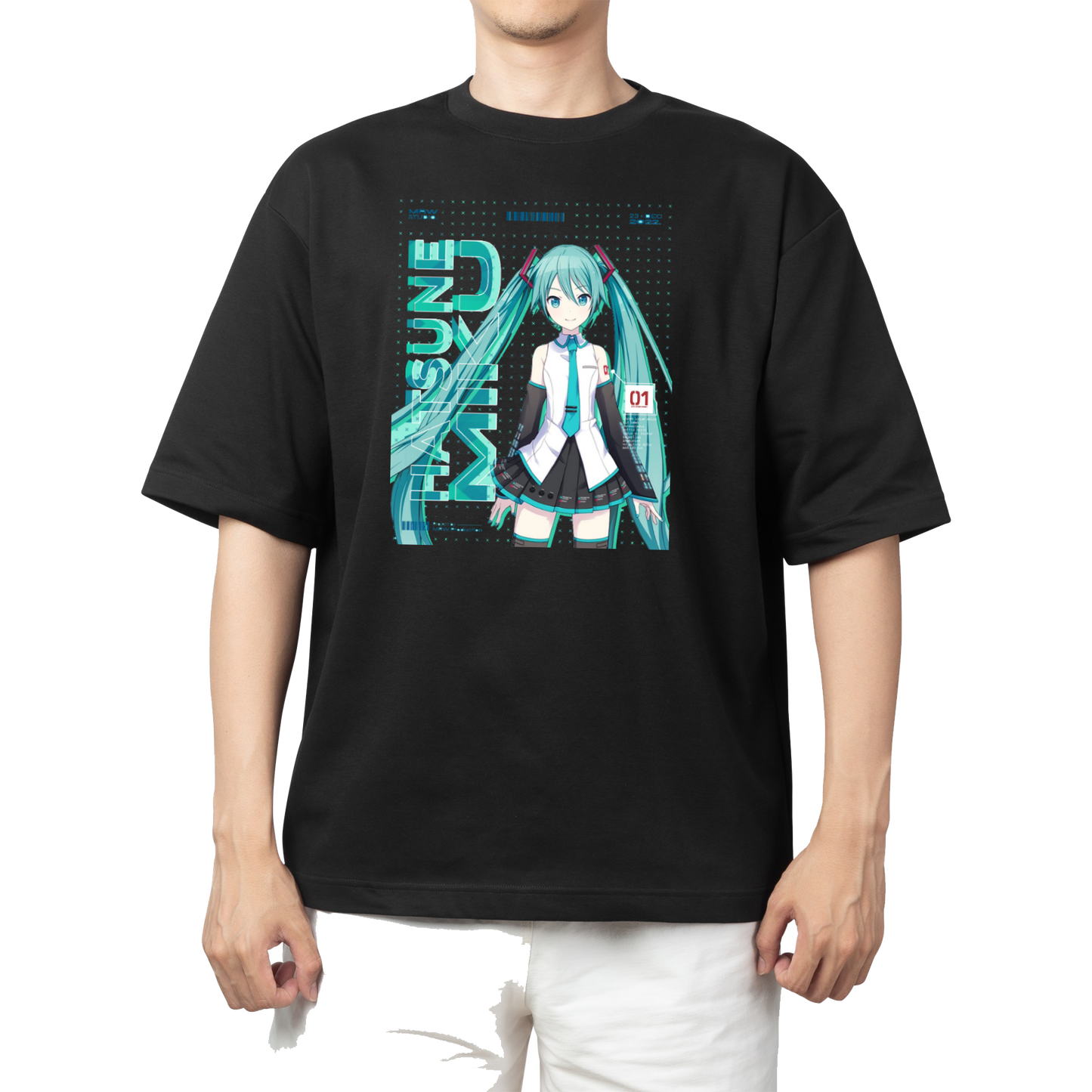 Hatsune Miku t- shirt One Size Black 4