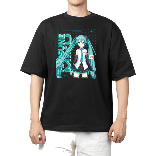 Hatsune Miku t- shirt One Size Black 4