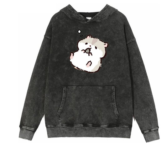 hamster Oversize Hoodie Washed 4