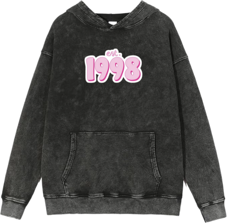 age Oversize  Hoodie Washed gray 1998